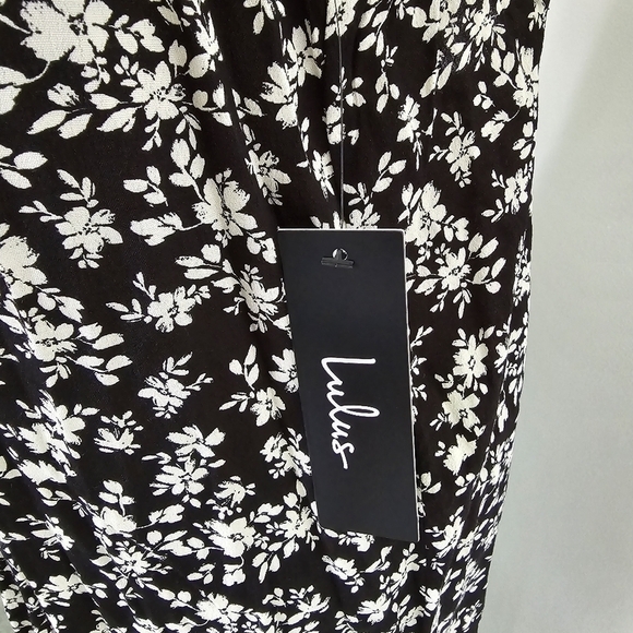 Lulu's "Lily Jane" Floral Split Leg Maxi Dress - Picture 9 of 10